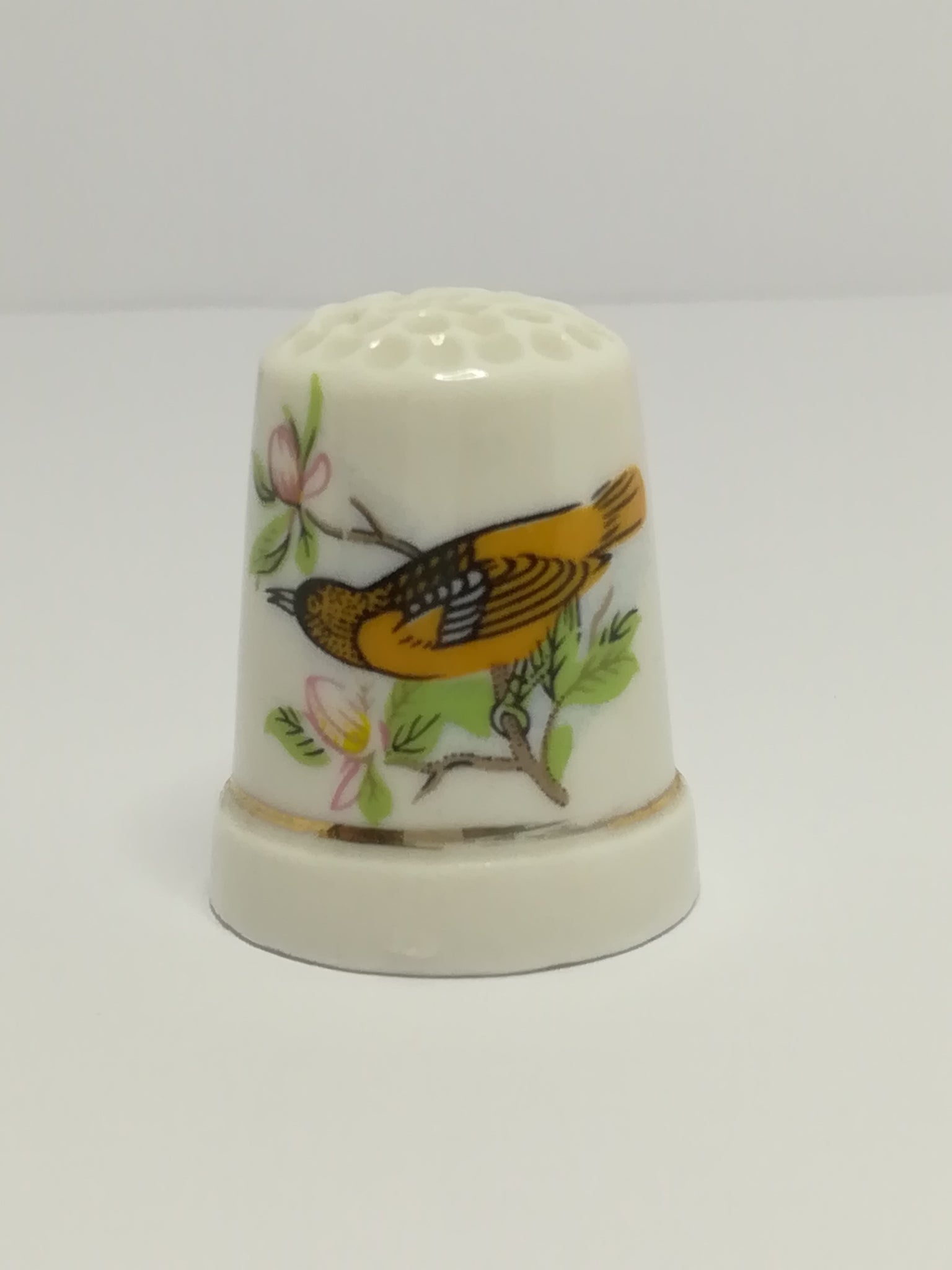 Thimble Porcelain with Bird (suitable for Printer's Tray)