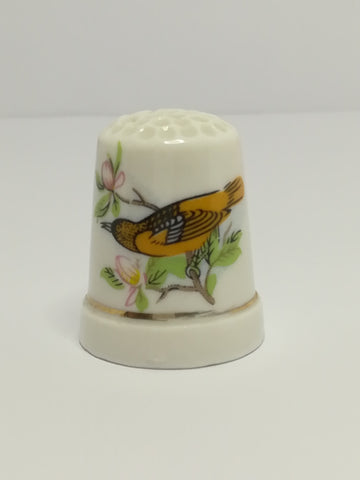 Thimble Porcelain with Bird (suitable for Printer's Tray)