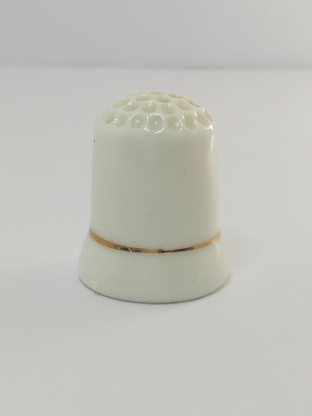 Thimble Porcelain with Flower (suitable for Printer's Tray)
