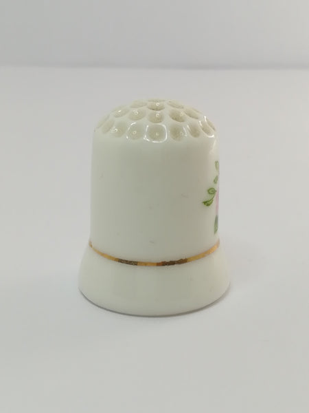 Thimble Porcelain with Flower (suitable for Printer's Tray)