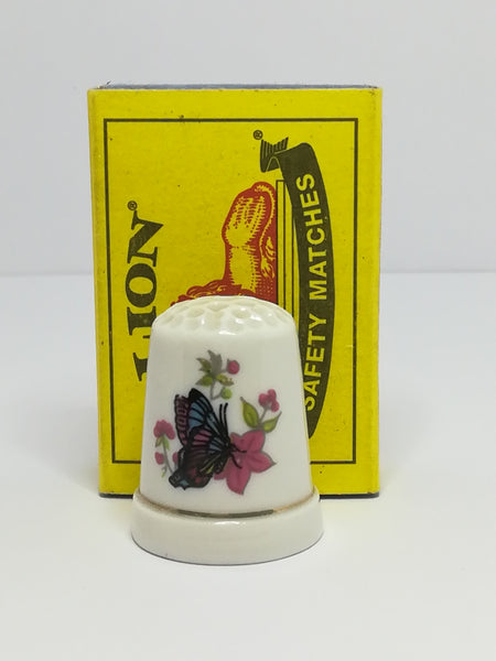 Thimble Porcelain with Butterfly (suitable for Printer's Tray)