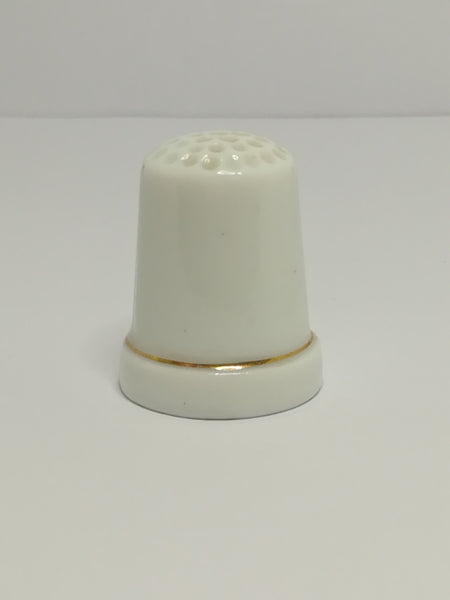 Thimble Porcelain with Flower (suitable for Printer's Tray)