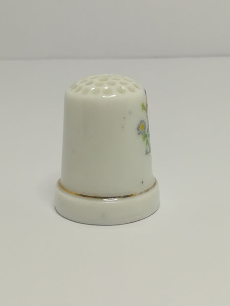 Thimble Porcelain with Flower (suitable for Printer's Tray)