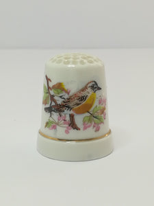 Thimble Porcelain with Bird (suitable for Printer's Tray)