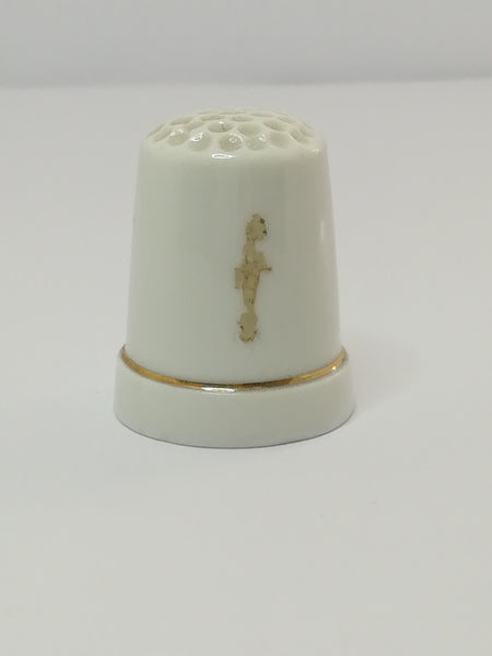Thimble Porcelain with Bird (suitable for Printer's Tray)