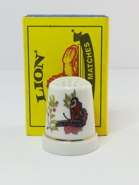 Thimble Porcelain with Butterfly (suitable for Printer's Tray)