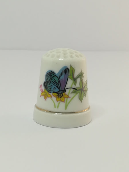 Thimble Porcelain with Butterfly (suitable for Printer's Tray)