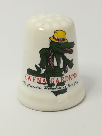 Miniature Porcelain Thimble (Kwena Gardens) (suitable for Printer's Tray)