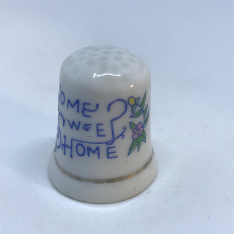 Thimble Porcelain (Home Sweet Home)
