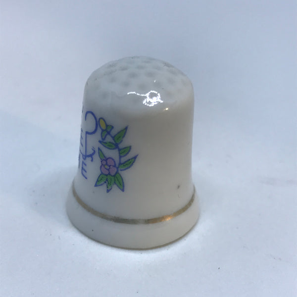 Thimble Porcelain (Home Sweet Home)