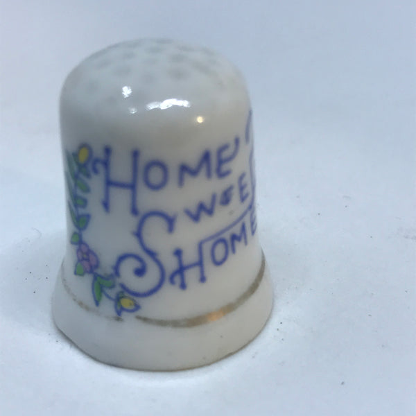 Thimble Porcelain (Home Sweet Home)