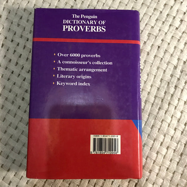 The Penguin Dictionary of Proverbs (Claremont Books)