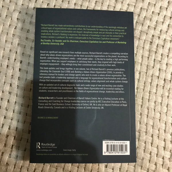 The Values-Driven Organisation (Richard Barret)