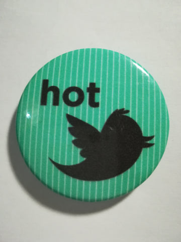 Pin Badge: 'Hot' (Large)