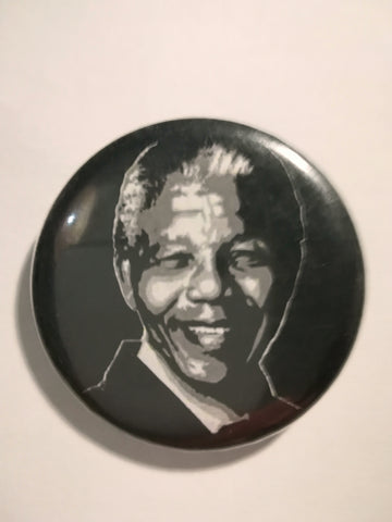 Pin Badge: 'Madiba' Mandela (Large)