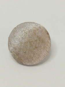 Shank Silver Cloth Finish (Round Shank Button)