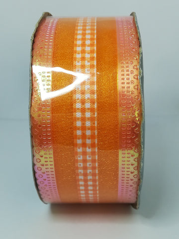 Ribbon (Orange with Tartan)