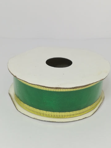 Ribbon (Green with 'Gold' Trim)