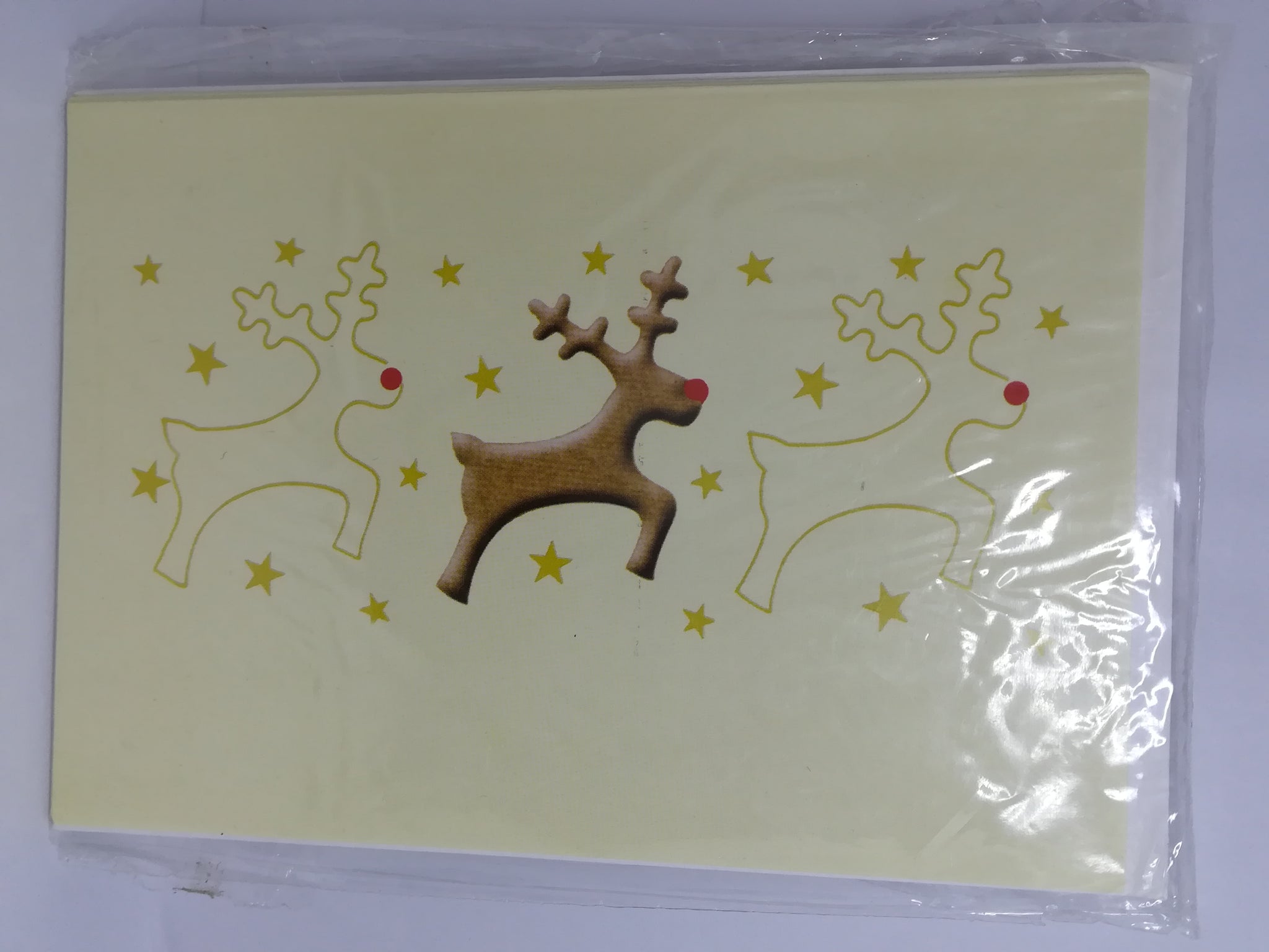 Greeting Card and Envelopes - Christmas - Style 8 - Afrikaans (5 Cards)
