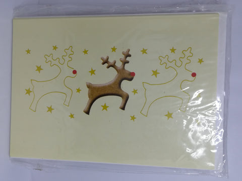 Greeting Card and Envelopes - Christmas - Style 8 - Afrikaans (5 Cards)
