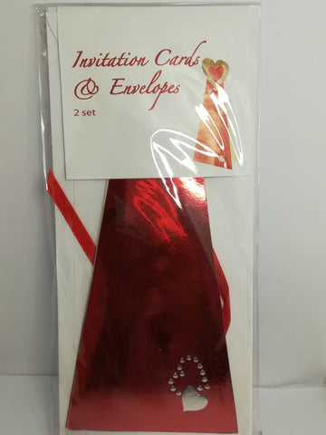 Christmas Invitation Cards and Envelopes