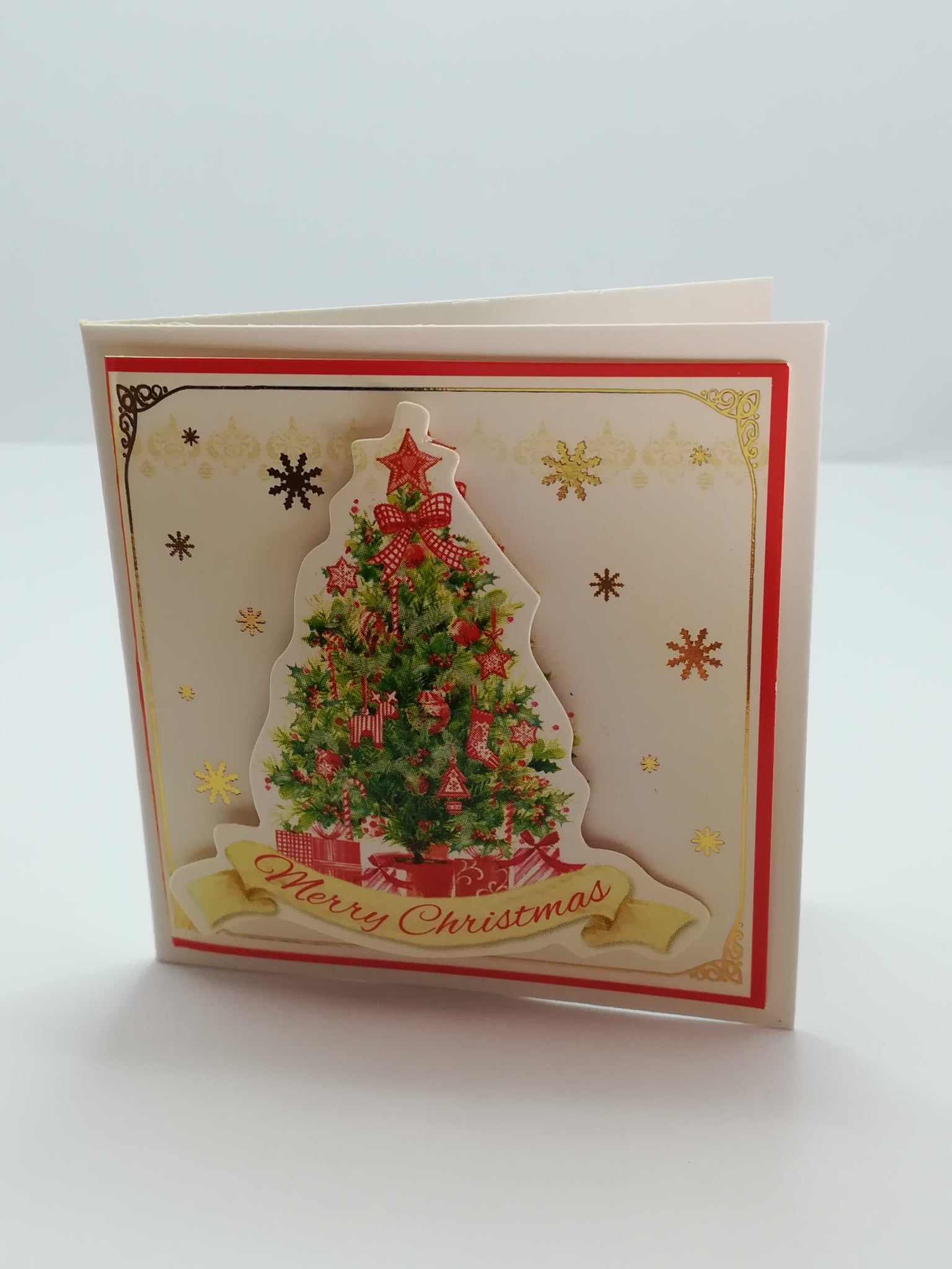 Christmas Greeting Card - 3-Dimensional Art Card - Style 16