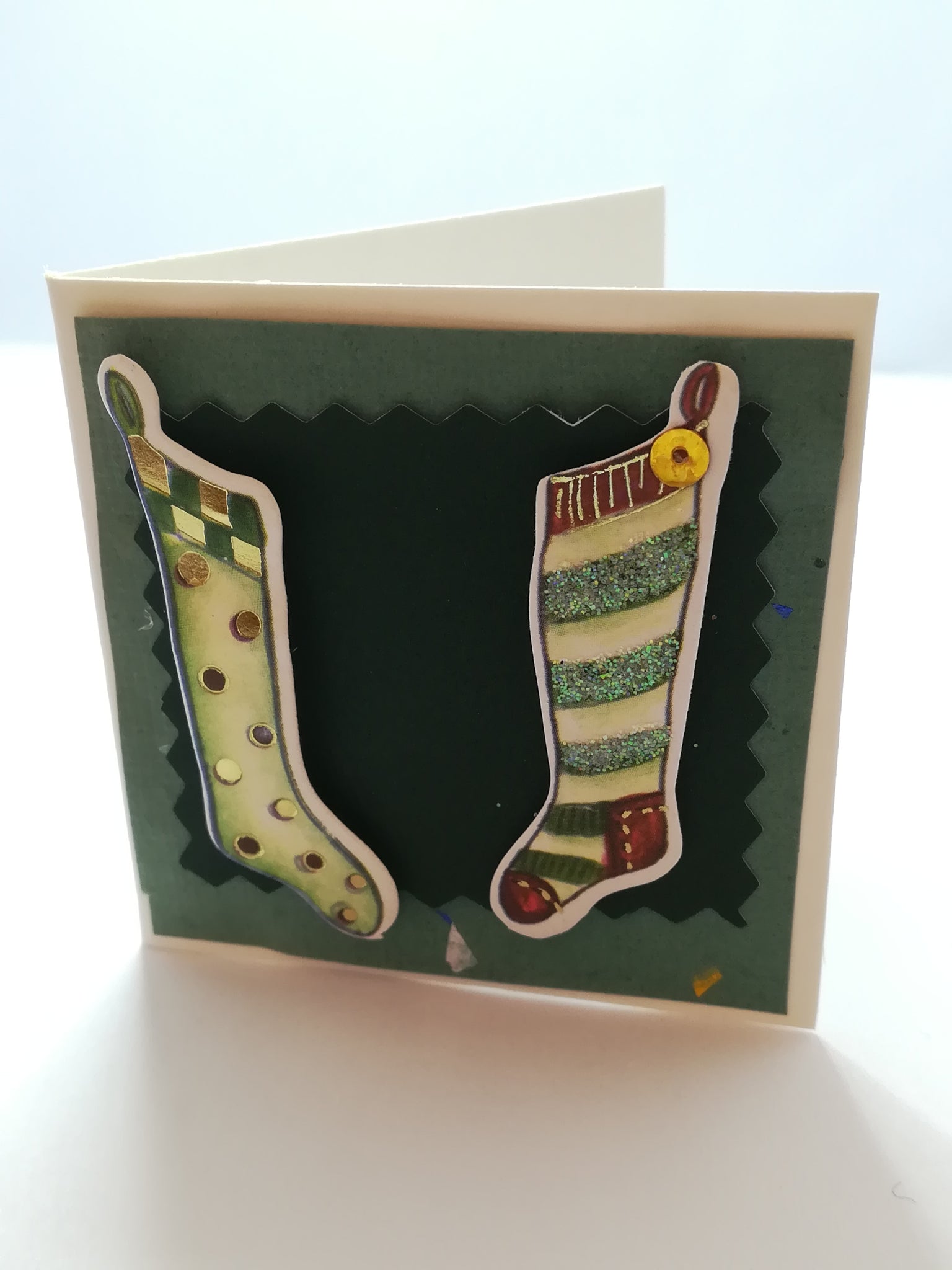 Christmas Greeting Card - 3-Dimensional Art Card - Style 15