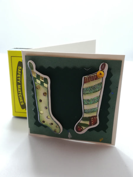 Christmas Greeting Card - 3-Dimensional Art Card - Style 15