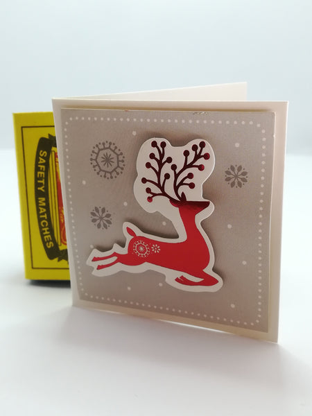 Christmas Greeting Card - 3-Dimensional Art Card - Style 26
