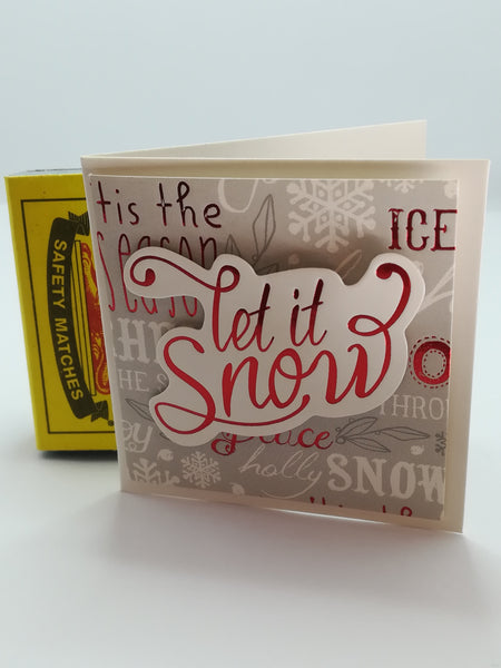 Christmas Greeting Card - 3-Dimensional Art Card - Style 24