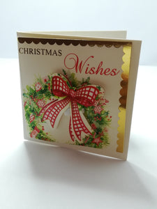 Christmas Greeting Card - 3-Dimensional Art Card - Style 19