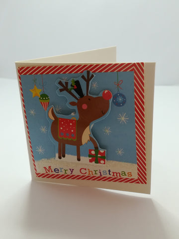 Christmas Greeting Card - 3-Dimensional Art Card - Style 18