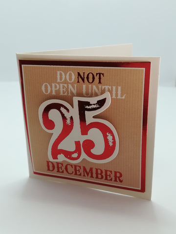 Christmas Greeting Card - 3-Dimensional Art Card - Style 23