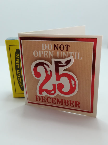 Christmas Greeting Card - 3-Dimensional Art Card - Style 23