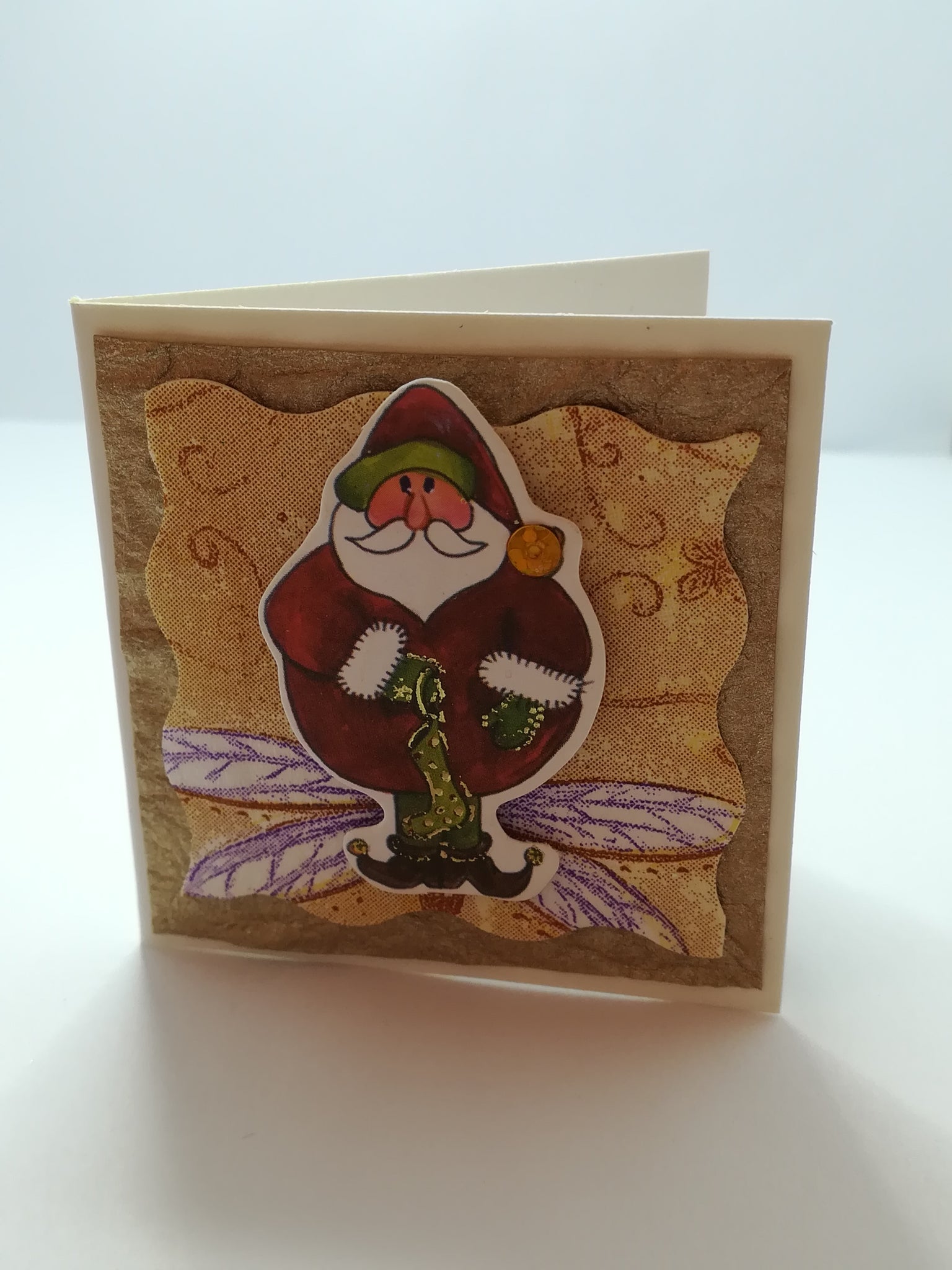 Christmas Greeting Card - 3-Dimensional Art Card - Style 12