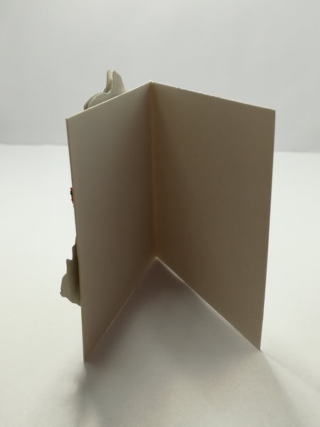 Christmas Greeting Card - 3-Dimensional Art Card - Style 04