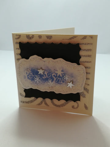 Christmas Greeting Card - 3-Dimensional Art Card - Style 06