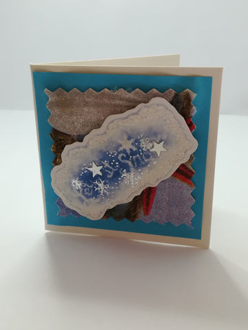 Christmas Greeting Card - 3-Dimensional Art Card - Style 09