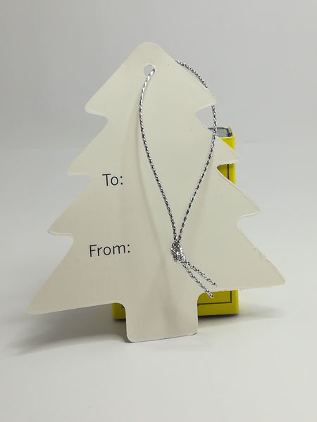 Christmas Greeting Tags - Silver Assorted Tags (2 items per pack)
