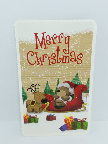 Christmas Card with Sticker (Various Designs)