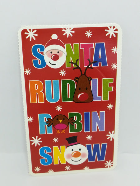 Christmas Card with Sticker (Various Designs)