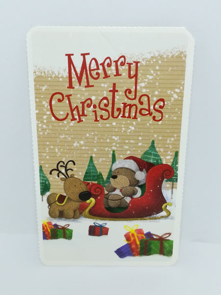 Christmas Card with Sticker (Various Designs)