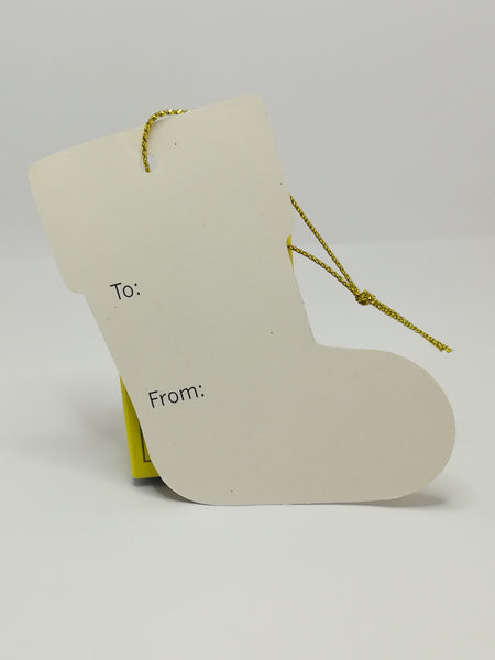 Christmas Greeting Tags - Gold Assorted Tags (2 items per pack)