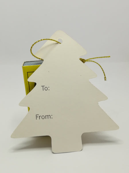 Christmas Greeting Tags - Gold Assorted Tags (2 items per pack)