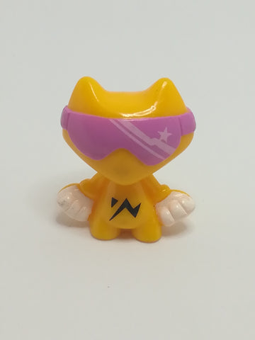 Miniature Orange Cat Purple Sunglasses & White Gloves (Miniature, suitable for printer's tray)