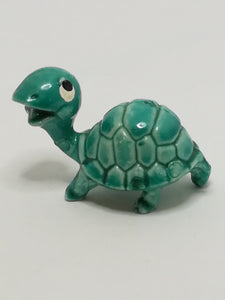 Miniature Cute Green Ceramic Tortoise - Design 1 (Miniature, suitable for printer's tray)