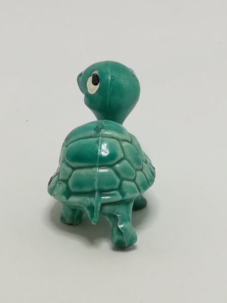 Miniature Cute Green Ceramic Tortoise - Design 1 (Miniature, suitable for printer's tray)