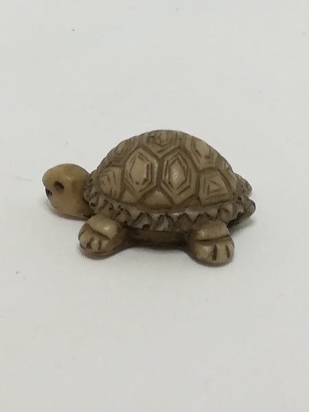 Miniature Cream & Brown Tortoise - Design 1 (Miniature, suitable for printer's tray)