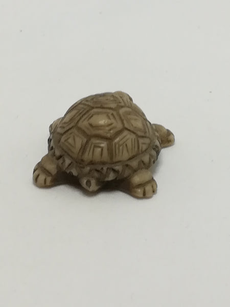 Miniature Cream & Brown Tortoise - Design 1 (Miniature, suitable for printer's tray)