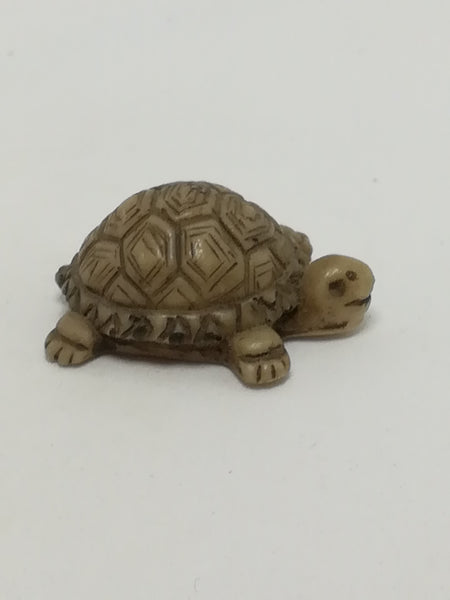 Miniature Cream & Brown Tortoise - Design 1 (Miniature, suitable for printer's tray)